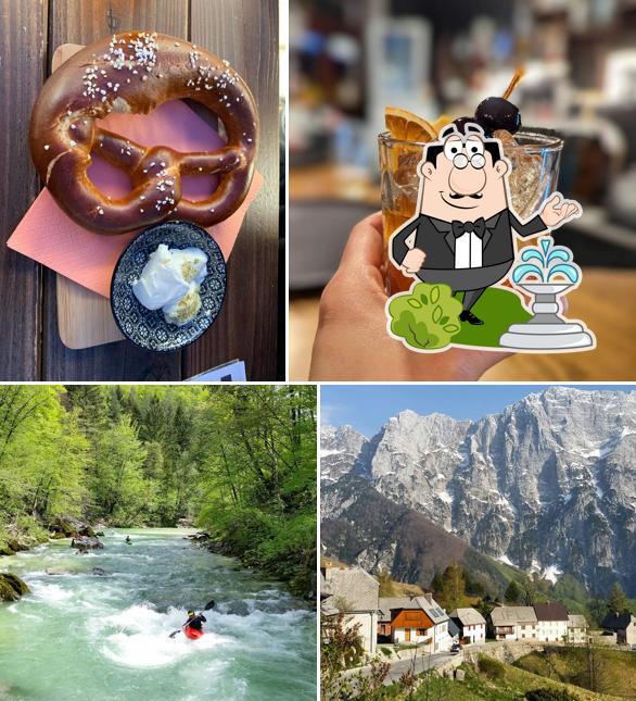 Questa è la immagine che raffigura la esterno e cibo di Thirsty River Brewing bar & rooms