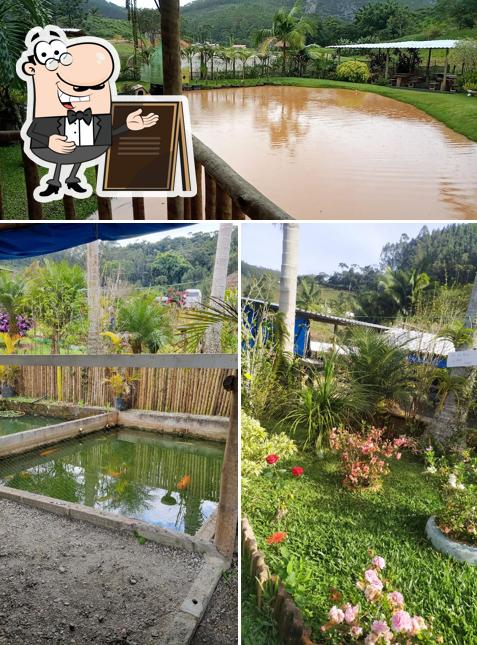 Veja a parte externa do Cantinho do Peixe