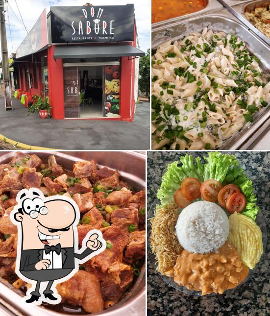 O exterior do Don Sabore Restaurante e Marmitex