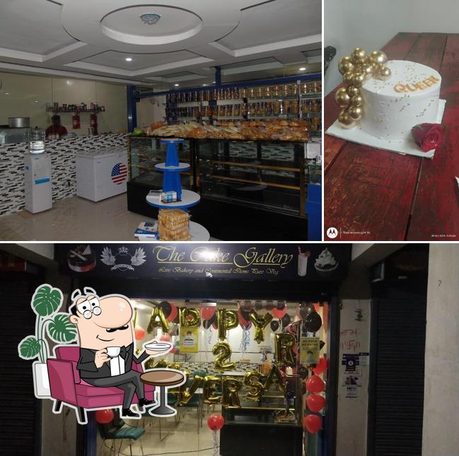 The interior of The Cake Gallery