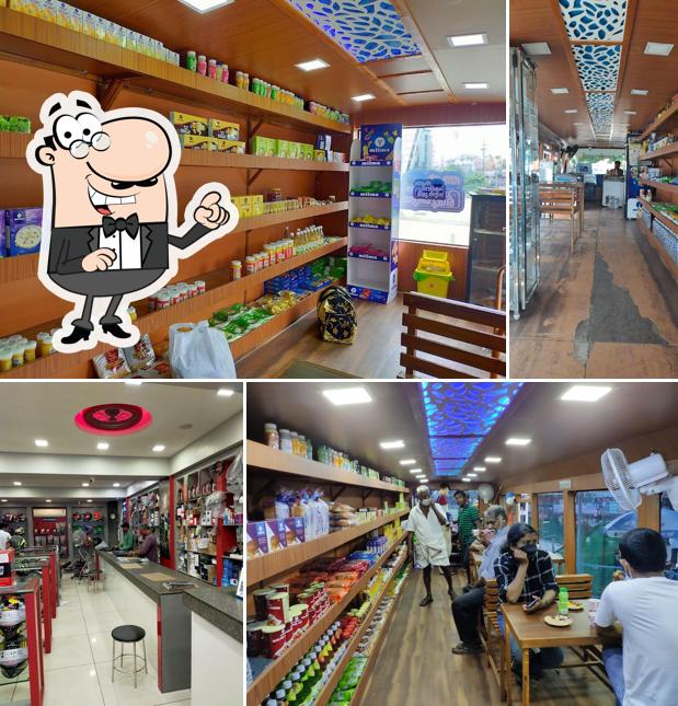 The interior of KSRTC MILMA BOOTH (ANA VANDIYIL ORU MILMA)