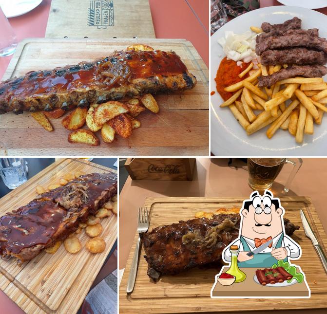 Costolette di maiale al Ožujsko Pub Tkalča