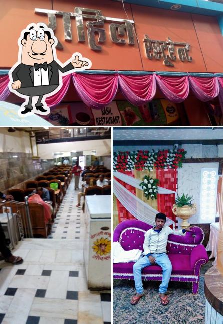 Take a seat at one of the tables at Rahil Restaurant