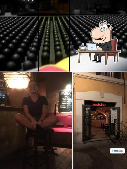 Dai un'occhiata agli interni di Mate Bar