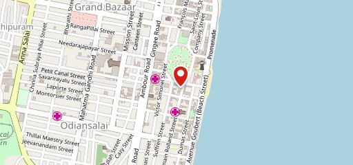 1 RUE SUFFREN - Best Resto Bar Restaurant in White Town - Pondicherry on map