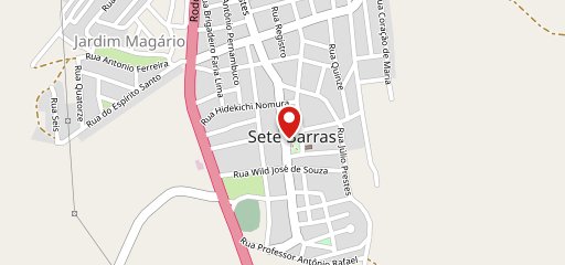 1705 House - Steak Burger no mapa