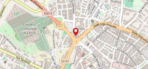 400 Gradi Lecce sur la carte