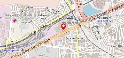 46 Ounces Old Madras Road on map