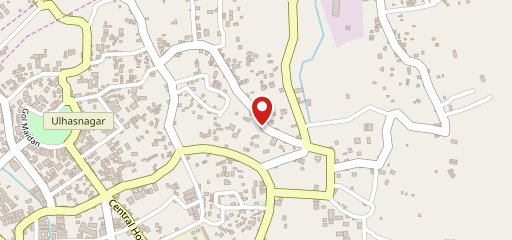 A golden spoon on map