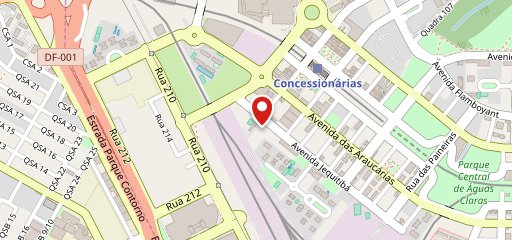 À Lá Vontê Pizzaria - Águas Claras no mapa