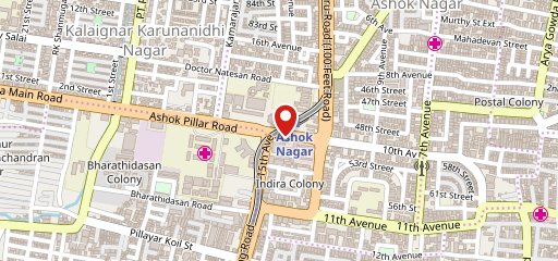 Adyar Ananda Bhavan - A2B on map