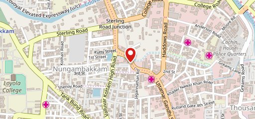 Aadhil fusion food on map