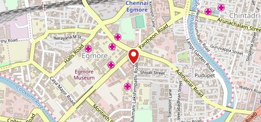 Madras Hotel Ashoka on map