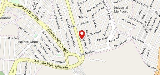 Acai Play Delivery no mapa