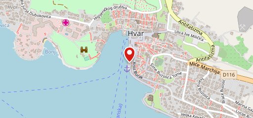 Adriatic Pearl Hvar sulla mappa