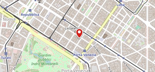 Ristorante Africa sulla mappa