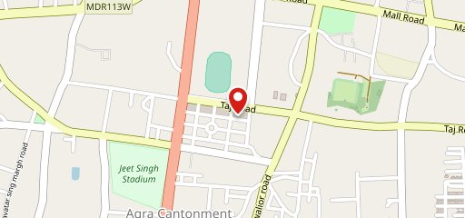 The Agra Chaat on map