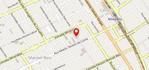 Água na boca confeitaria no mapa