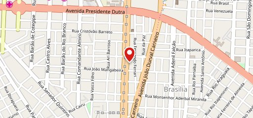 Pizzaria Água na Boca no mapa