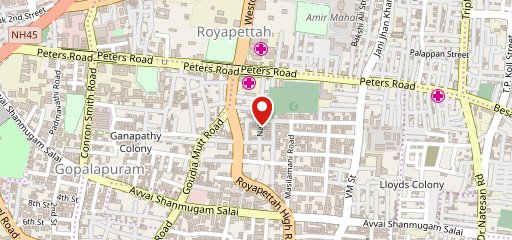 A K S Kabab Royapettah on map