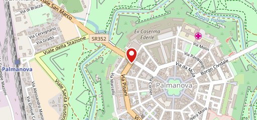 Osteria con cucina al Cappello sulla mappa