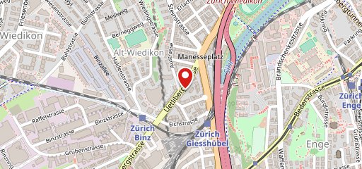 AnaMiRa Italienisches Restaurant Zürich - Wiedikon sulla mappa