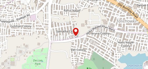 AL-NOOR RUMALI ROTI and mini restaurant I have one outlet in city Hyderabad and area Tolichowki someta Colony on map