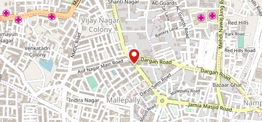 Al-Saba Cafe Mehdipatnam & Vijaya Nagar Colony on map