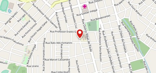 Albert's Famous - Apucarana no mapa