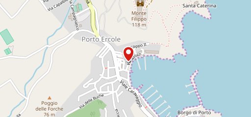 Alicina sul porto sulla mappa