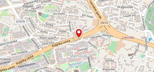 Restoran Allora Split sulla mappa