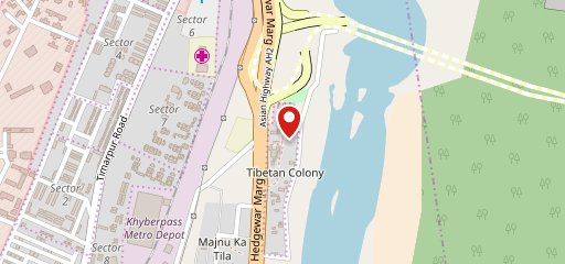 AMA Cafe Majnu Ka Tilla on map