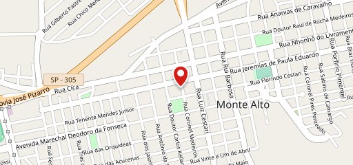Amaispizzas MonteAlto no mapa