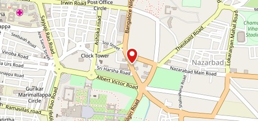 Mysuru hot dum biryani on map