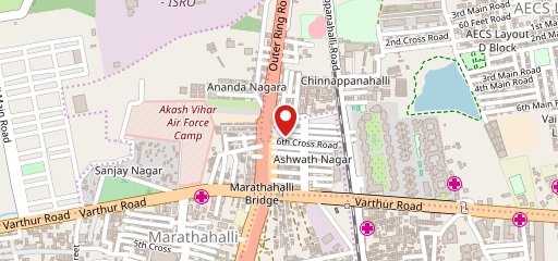 ambur biriyani on map