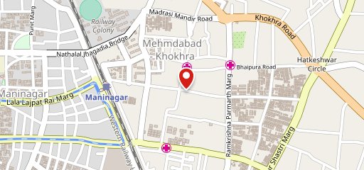 Amdos kitchen maninagar on map