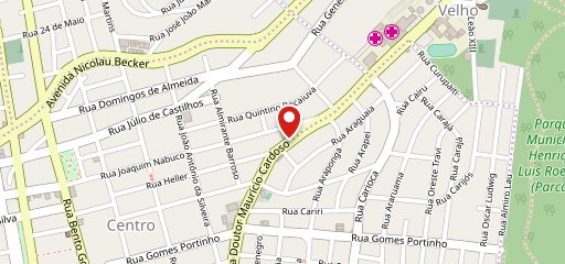 America Steakhouse no mapa