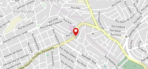 Amor com Sabor no mapa