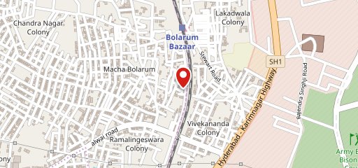 Andhra Ruchulu on map