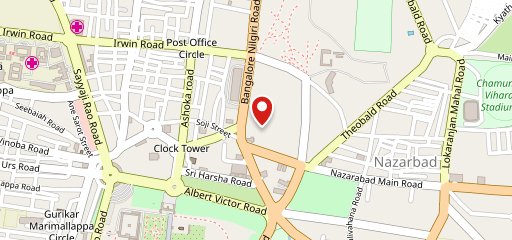 Andhra Ruchulu, Mysuru on map