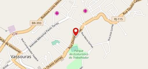 Anju Lanches e Pizzas no mapa