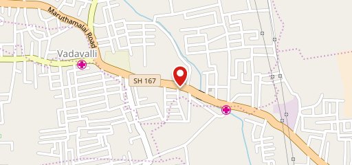 Annai Tiffins Vadavalli on map