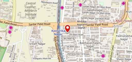 Another Kitchen Adyar on map