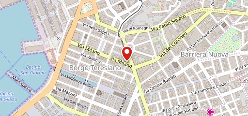 Trattoria Trieste Benedetto Buffet sulla mappa