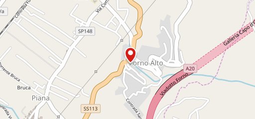 Antico forno sulla mappa