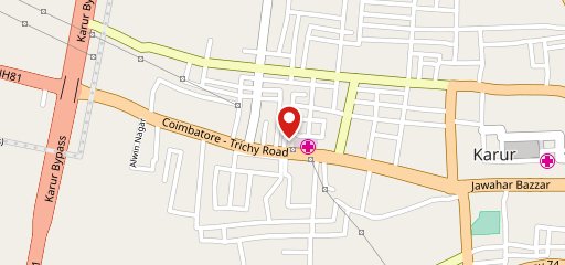 Arafa Chicken Park Restaurant ( Karur ) அரஃபா சிக்கன் பார்க் ( கரூர் ) on map