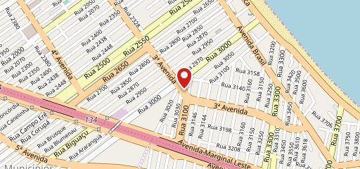 Armazém Bedin no mapa