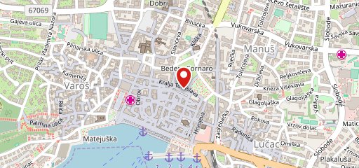 Art Gallery Cafe Music Bar Split sulla mappa