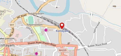 Aariyaas Grand, Kottayam on map