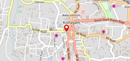Hotel sree aryabhavan on map